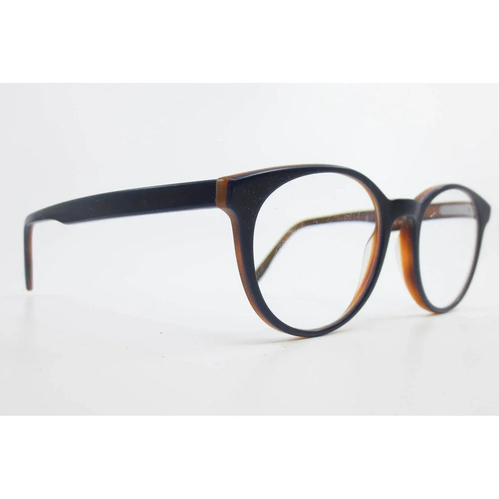 Maui Jim MJO 2118-08SP Navy Blue Tortoise Round Eyeglasses Frames Italy